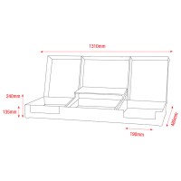 Flightcase pre 2 CD prehrávače a 19" mixpult