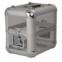 Flightcase pre 60 LP  50/50 priesvitný