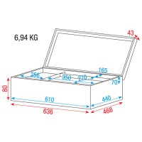 Case for Wireless Microphone System ER-216