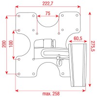 LCD-104 LCD Bracket Short