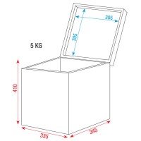 Flightcase pre 30cm zrkadlovú guľu