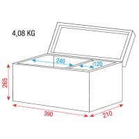Flightcase pre 6 mikrofónov