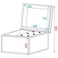 ABS case na 6 mikrofónov