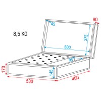 Flightcase pre 25 ks mikrofónov