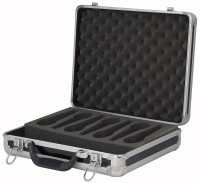Flightcase pre 7 ks mikrofónov  čierny