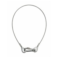 Safety Cable 3mm 0,60 BGV-C1 Carabine hook