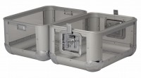 Flightcase pre 60 LP  50/50 priesvitný