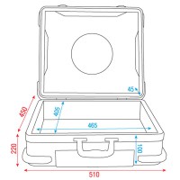 ABS Turntable case